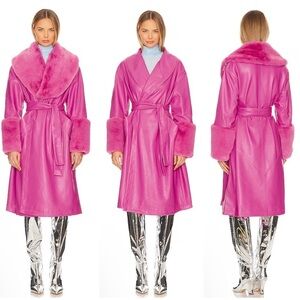 Jakke Bailey Coat in Bubblegum Pink Size S